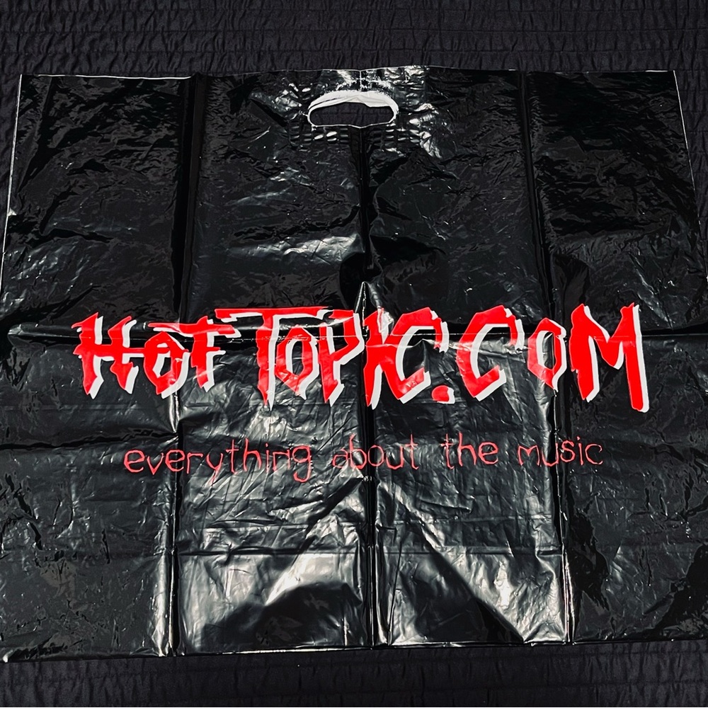 Hot Topic Black Bag with original logo